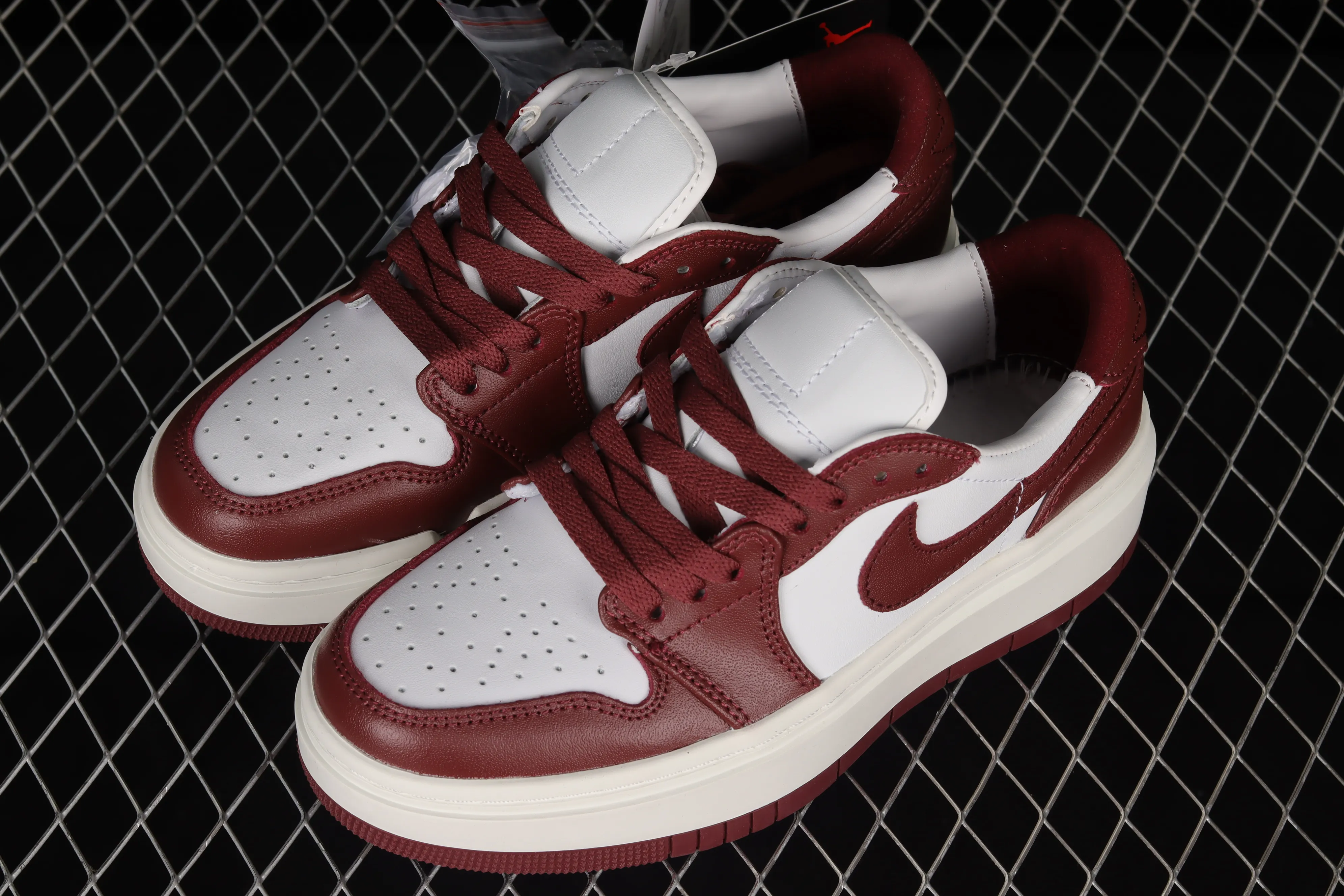 All categories Air Jordan Jordan series basketball shoes Air Jordan 1 Low Air Jordan 1 Elevate Low SE "Wolf Grey" Little AJ thick-soled retro basketball shoes DH7004-161